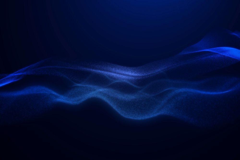 Abstract technology blue background, digital remix psd