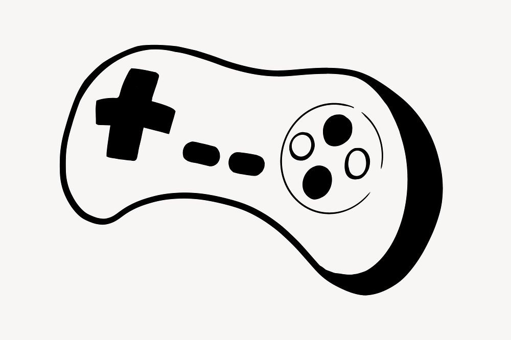 Game controller, entertainment illustration