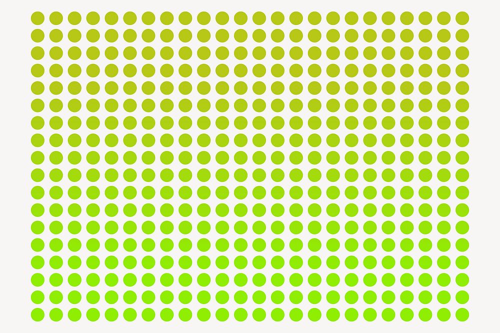 Green dotted pattern in rectangle shape