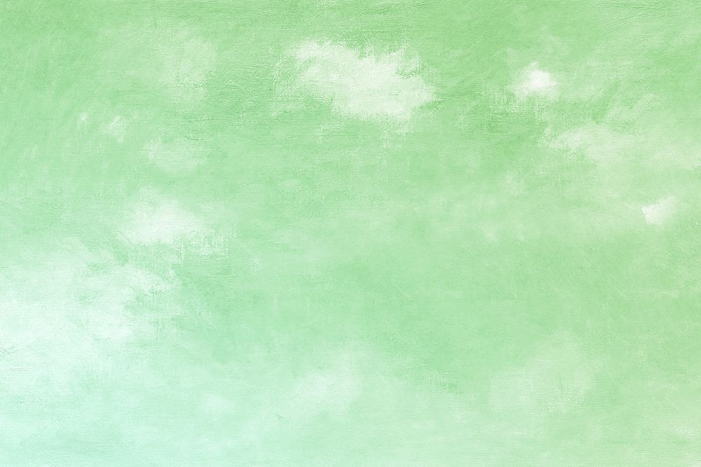 Aesthetic green sky background. Claude Monet artwork, remixed by rawpixel.