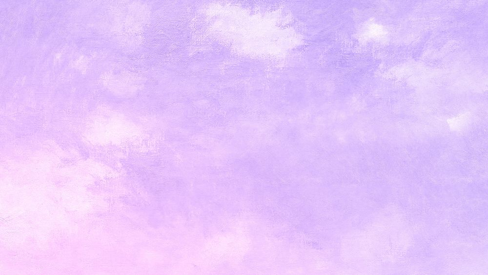 Aesthetic purple sky desktop wallpaper background. Claude Monet artwork, remixed by rawpixel.