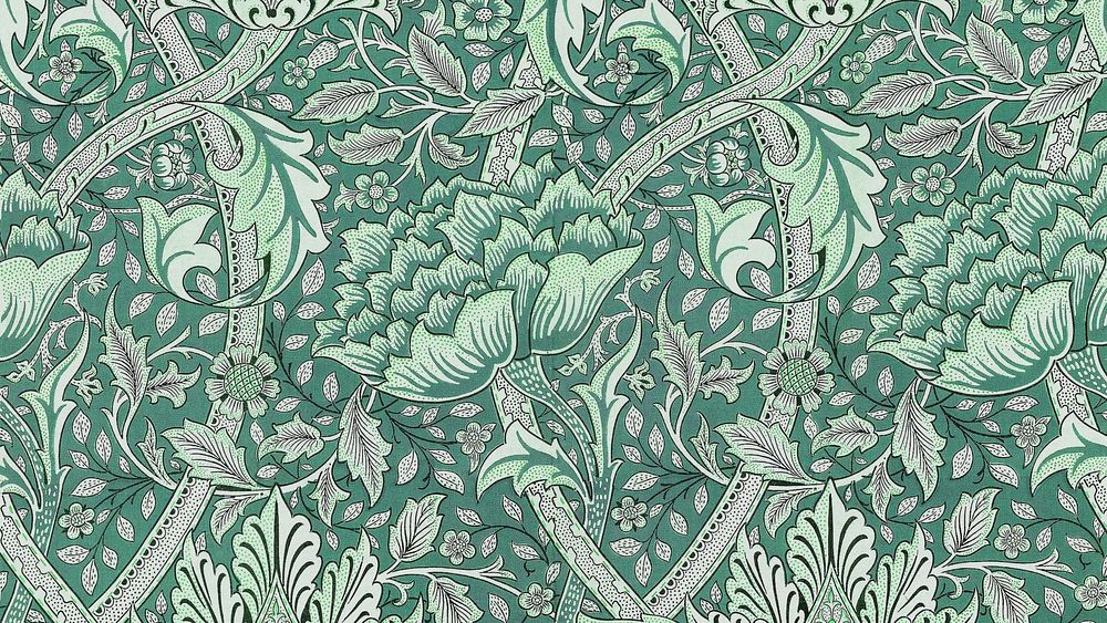 William Morris' Windrush desktop wallpaper, | Premium Photo ...