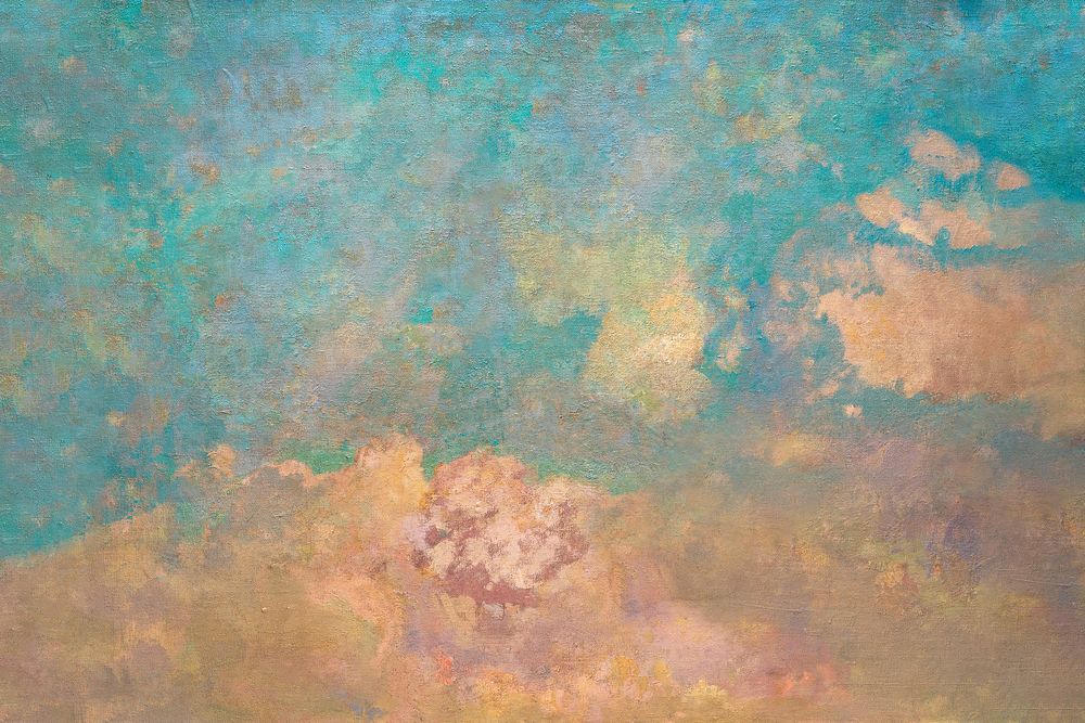 Chariot of Apollo background, Odilon Redon's vintage oil painting, remixed by rawpixel