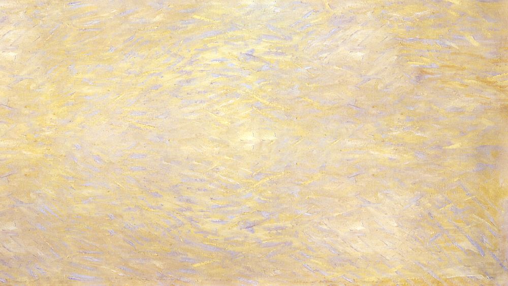 Abstract yellow desktop wallpaper, Vincent van Gogh's famous painting, remixed by rawpixel
