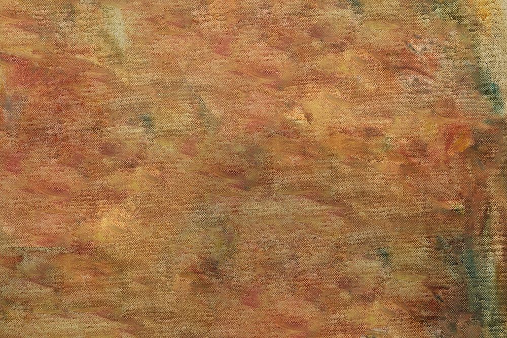 Pierre-Auguste Renoir's Bouquet background, brown oil painting, remixed by rawpixel