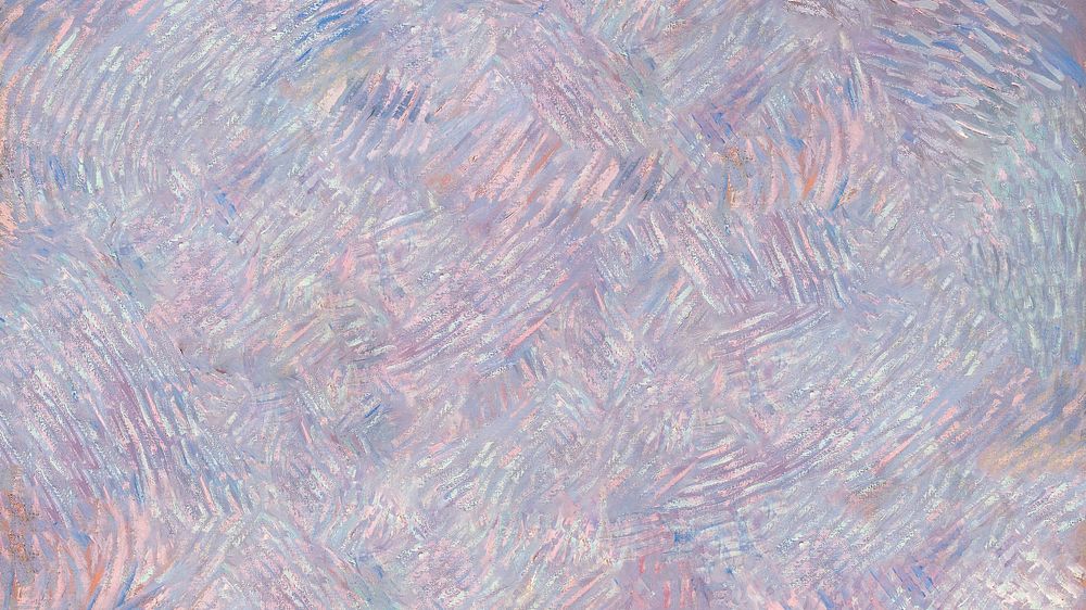 Abstract purple desktop wallpaper, Vincent van Gogh's famous painting, remixed by rawpixel