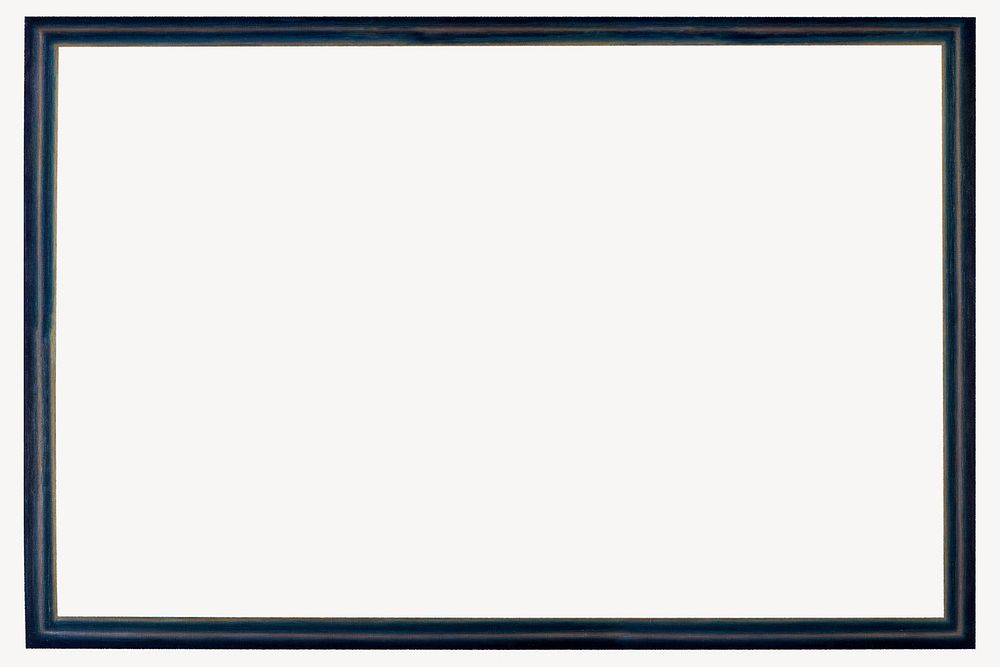 Rectangle wooden dark blue frame. Remastered by rawpixel.