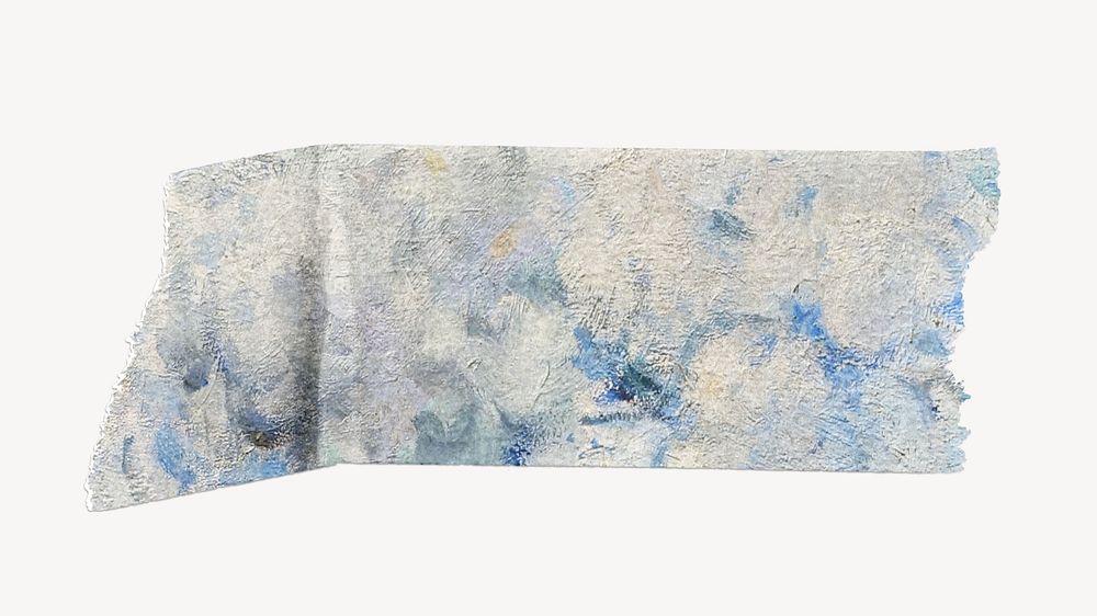 Monet's sky artwork washi tape. Famous art remixed by rawpixel.
