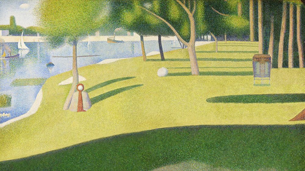 A Sunday on La Grande Jatte (1884) by Georges Seurat. Original from The Art Institute of Chicago. Digitally enhanced by…