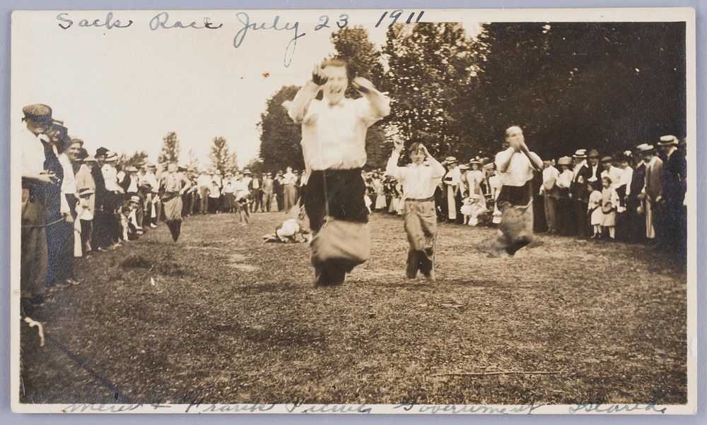 Untitled (Sack Race)