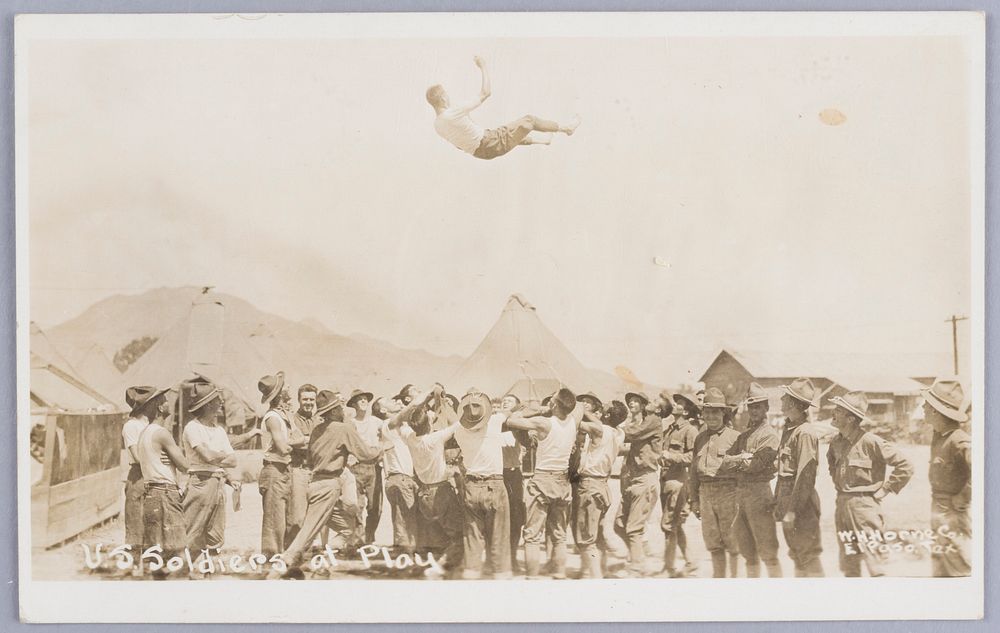 Untitled (Soldiers Throwing a Man in the Air)