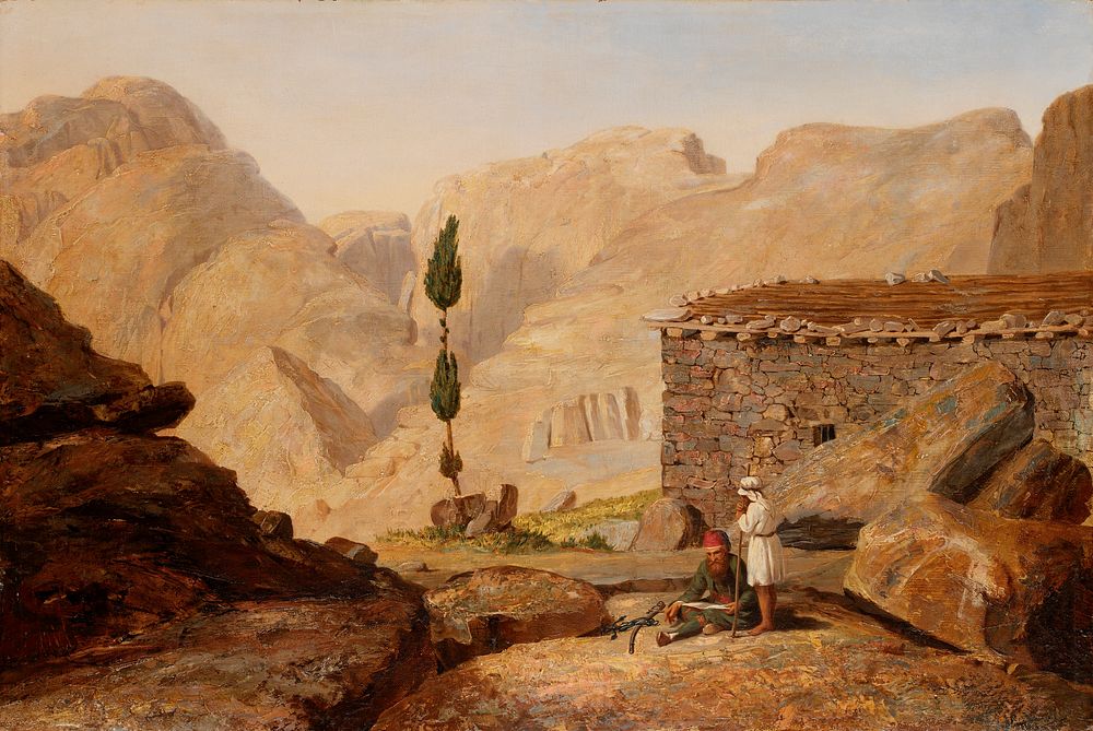 The Top of Mount Sinai with the Chapel of Elijah by Miner Kilbourne Kellogg