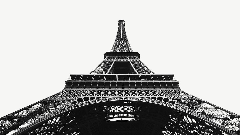 Eiffel Tower, Paris collage element psd