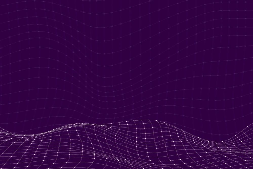 Purple abstract wave futuristic background