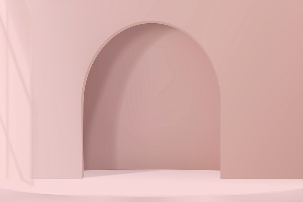 Pink arch backdrop background