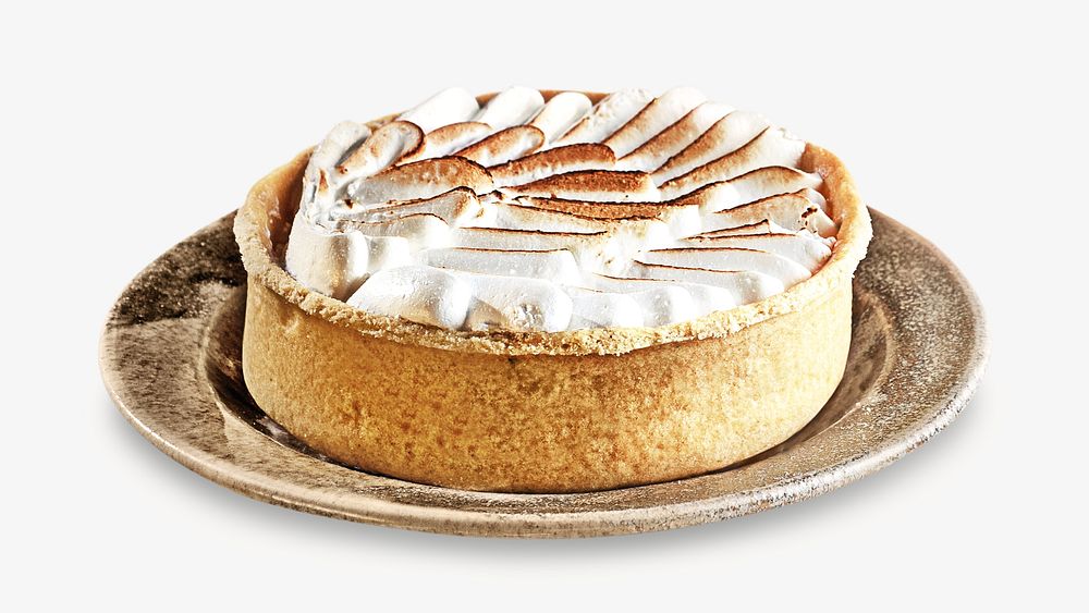 Lemon cake image on white
