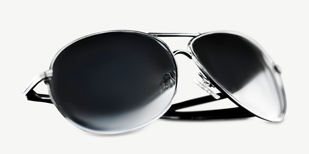 Fashion sunglasses collage element psd