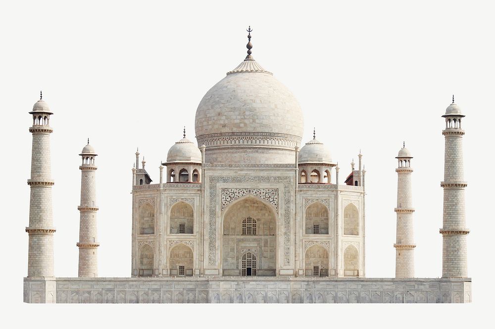 Taj Mahal image, element graphic psd