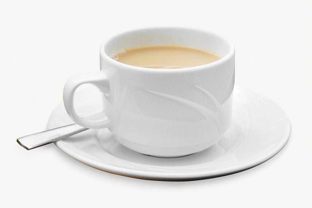 Coffee image on white