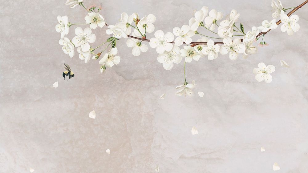 Pastel spring flower desktop wallpaper | Free Photo - rawpixel