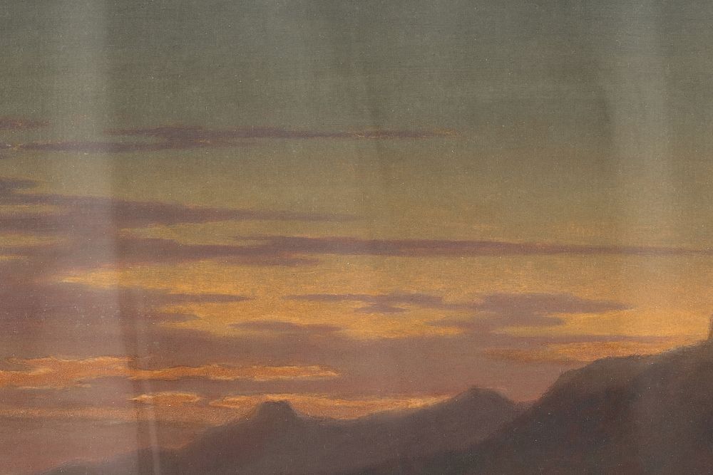 Sunset sky landscape background