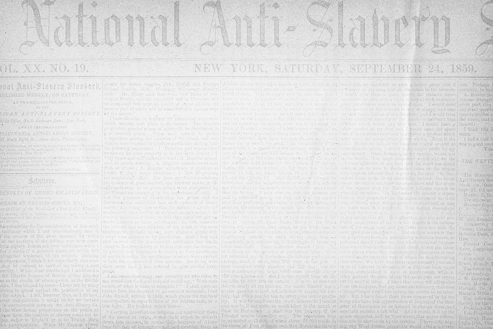 Vintage news article background, white paper textured design