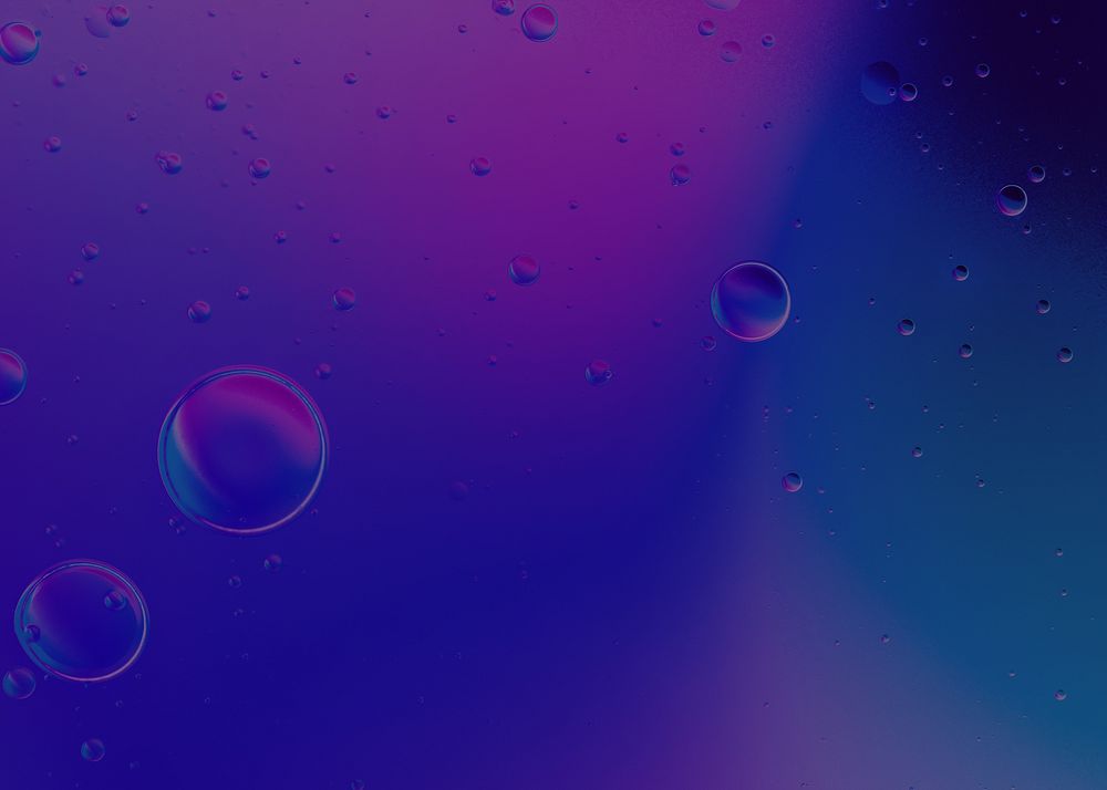 Neon purple bubble background, gradient aesthetic design