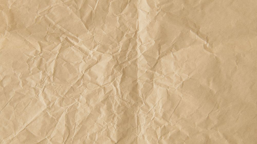 Brown crumpled paper computer wallpaper
