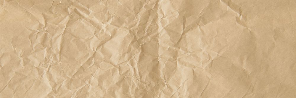 Brown crumpled paper background