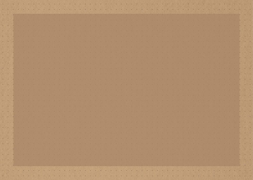 Brown dotted frame background