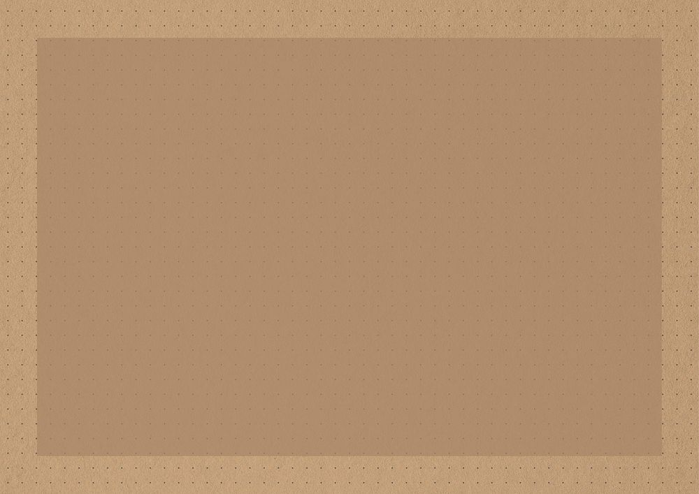 Brown dotted frame background