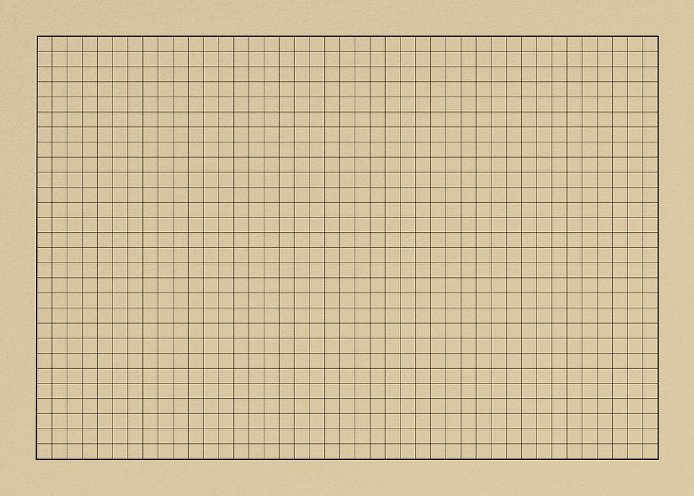 Brown cutting mat background, grid patterned design