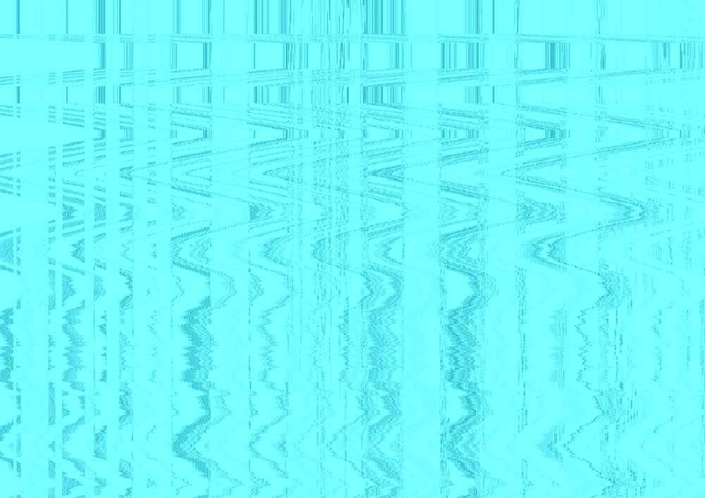 Abstract VHS glitch background, blue design