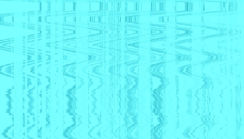 Abstract VHS glitch background, blue design