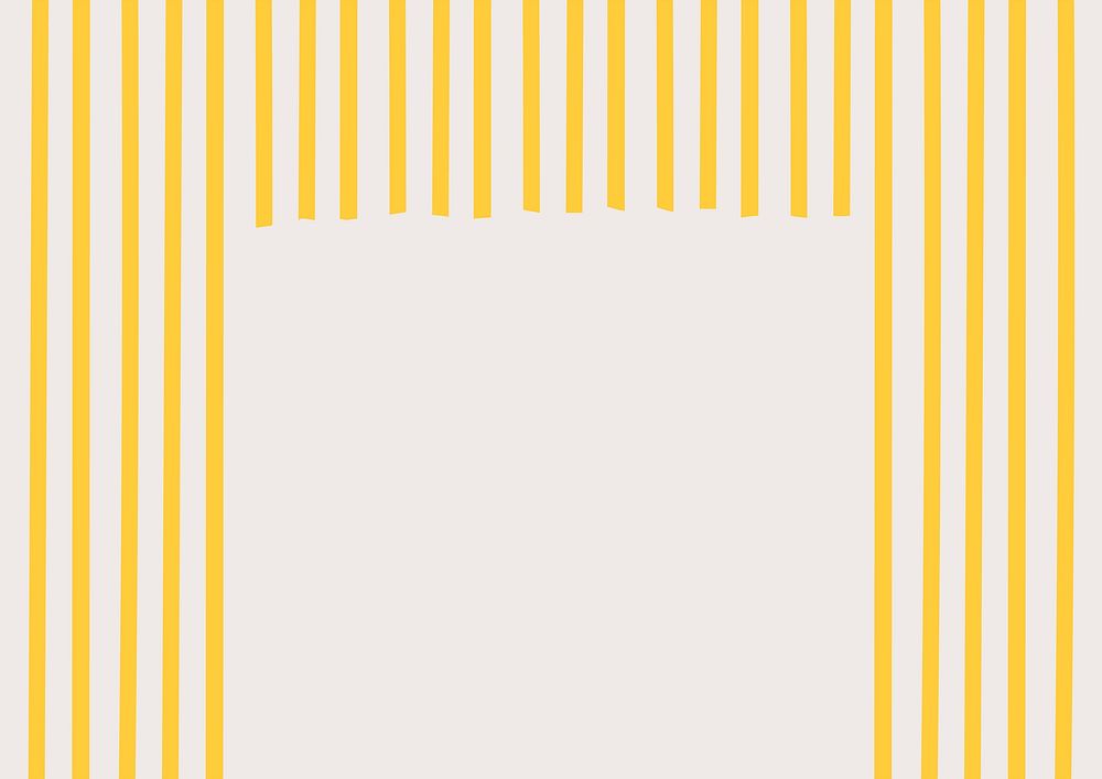 Spaghetti frame background, yellow and beige design