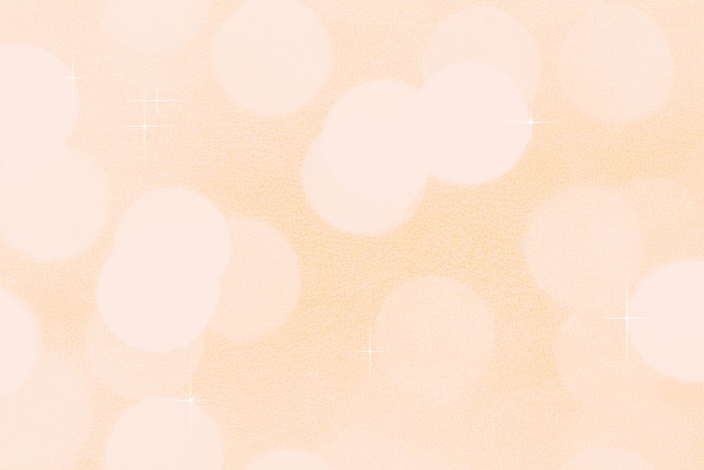 Pastel orange bokeh background