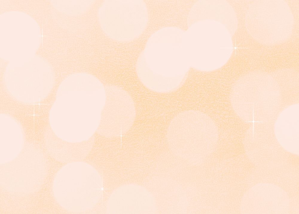 Pastel orange bokeh background