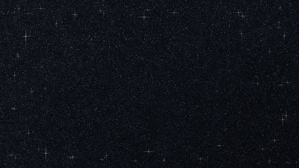 Dark starry sky desktop wallpaper, black textured background