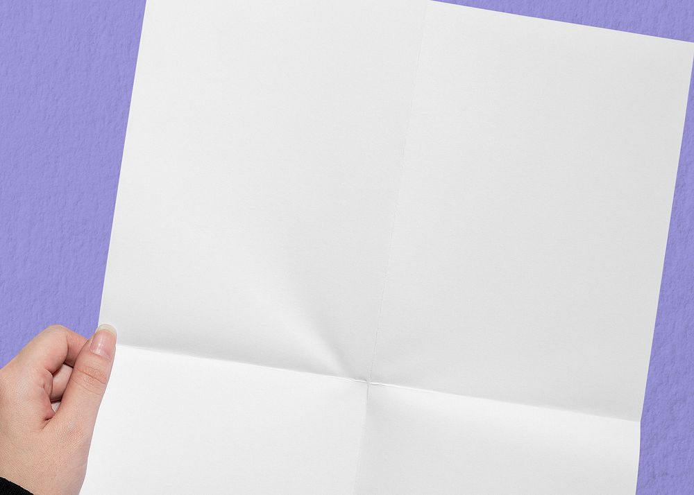 Folded paper background, purple design