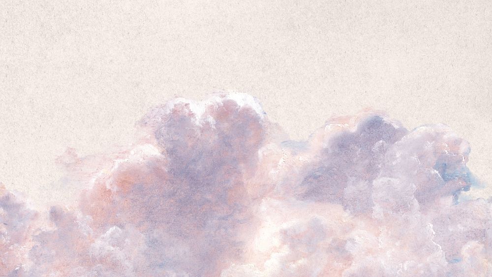 Aesthetic cloudscape desktop wallpaper, dreamy background