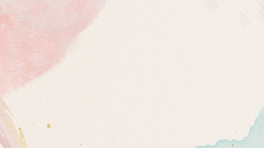 Pastel pink aesthetic desktop  wallpaper, beige textured background