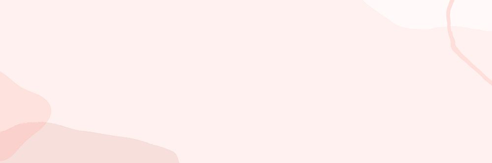 Pastel pink background, organic shapes border