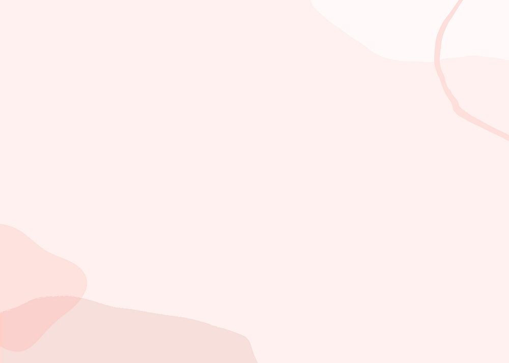 Pastel pink background, organic shapes border