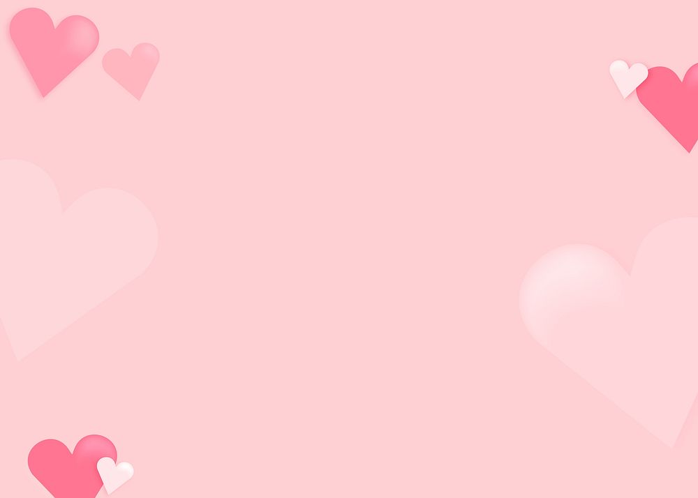 Valentine's heart background, pink design