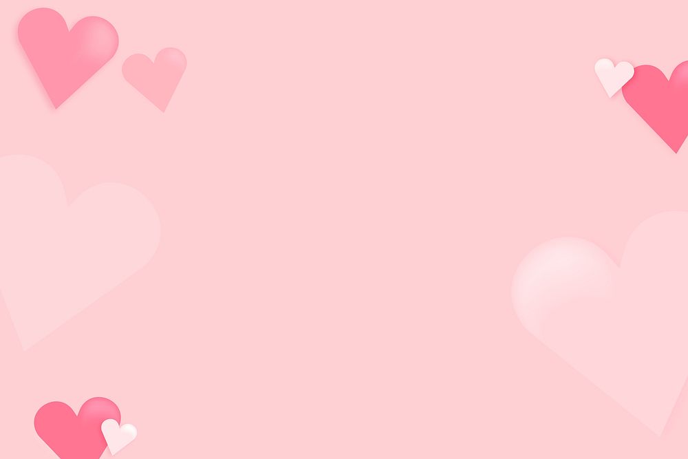 Valentine's heart background, pink design