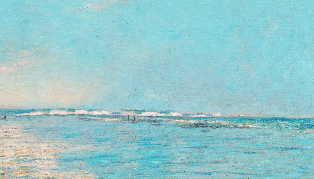 Vintage sea painting background