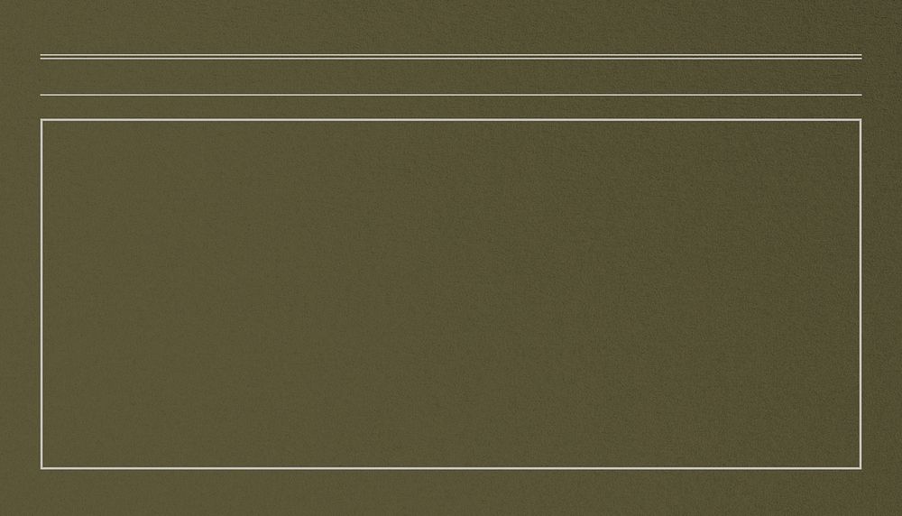 Line table frame background, dark green design