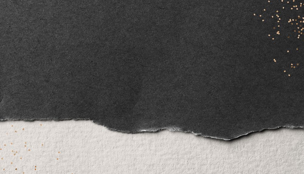 Black textured paper border background