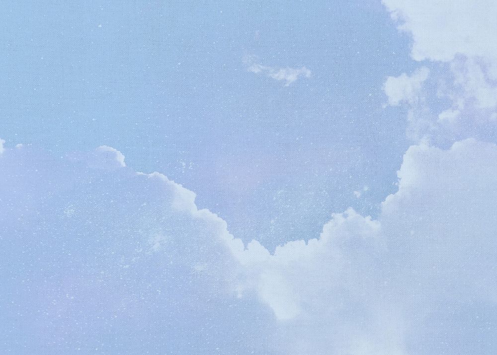 Aesthetic blue sky background