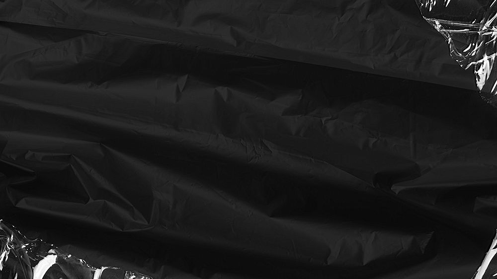 Black fabric texture HD wallpaper, plastic wrap border